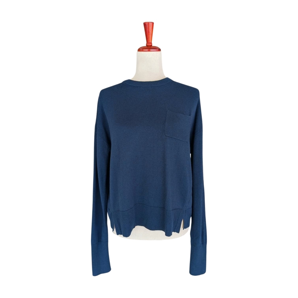 Alex Mill Navy Crew Neck Sweater - Picture 2 of 9